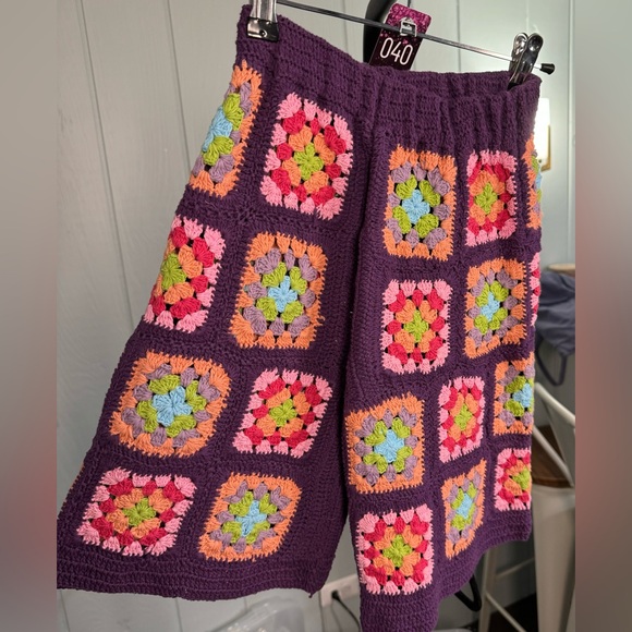 NWOT Free People x Flook Frances Long Shorts - Purple Combo - XS - Picture 3 of 5